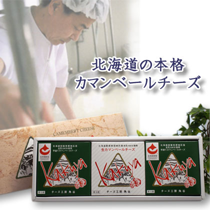 北海道カマンベールチーズ　３個セット